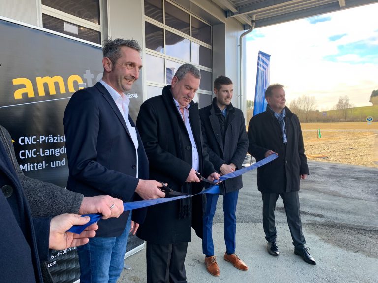 amo-tec feiert Fertigstellung ihrer Hightech-Lagerhalle | 23.02.2022